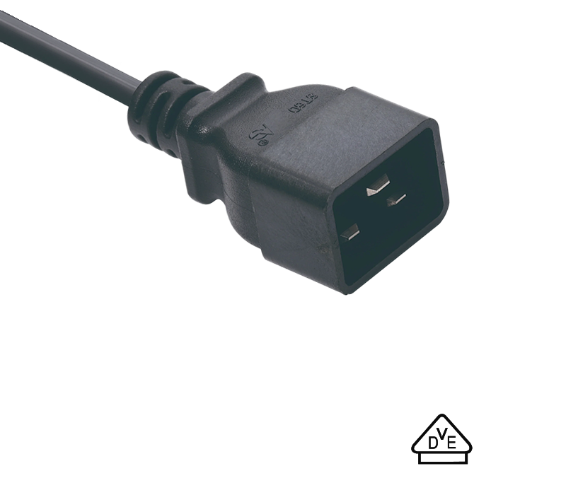 Đầu nối ST6D IEC Đầu cắm nam C20 tuân thủ tiêu chuẩn Đức