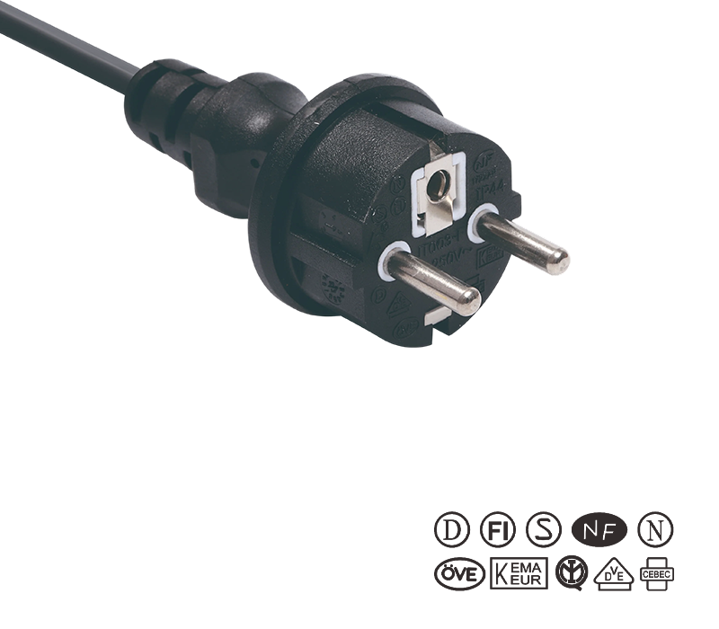 Ổ cắm ba chân tiêu chuẩn Châu Âu JT003-F/FY003-F 16A 250V