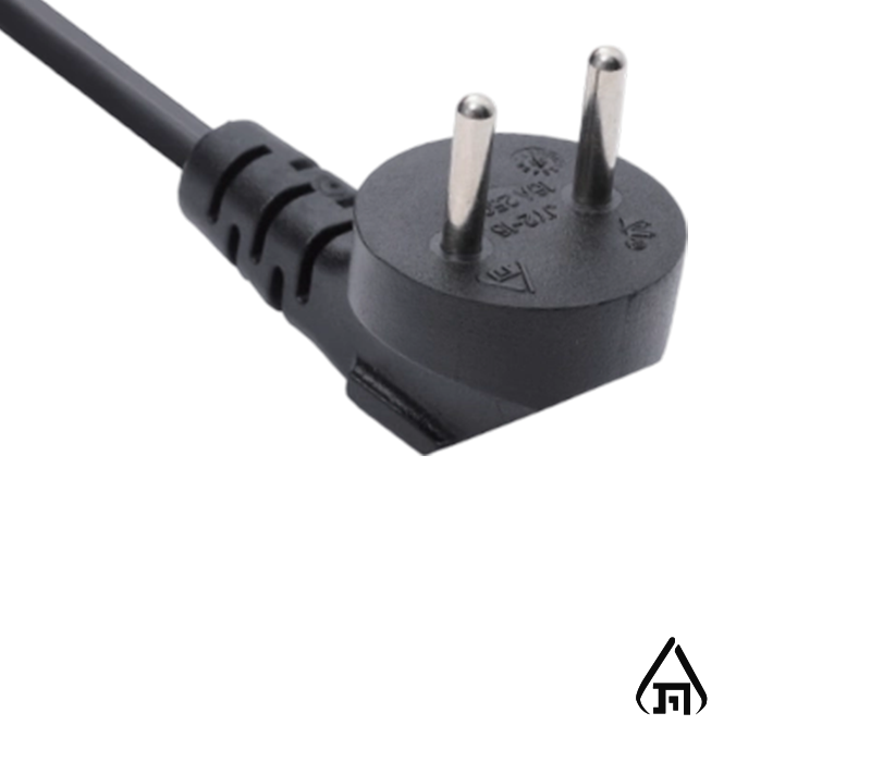 JY2-16 16A 250V Phích cắm khuỷu tay 90 độ Israel hai chân