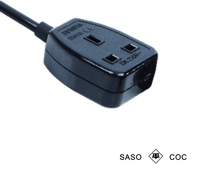 Ổ cắm nữ ba chân kiểu YZ3-13 13A 250V kiểu Anh