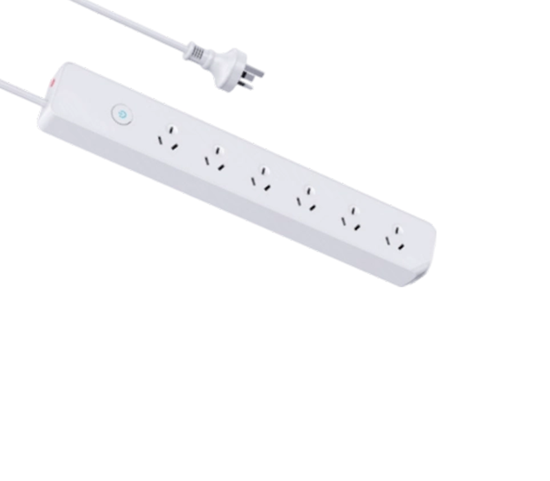 AU04 Ổ cắm điện kiểu Úc có sáu ổ cắm, có công tắc